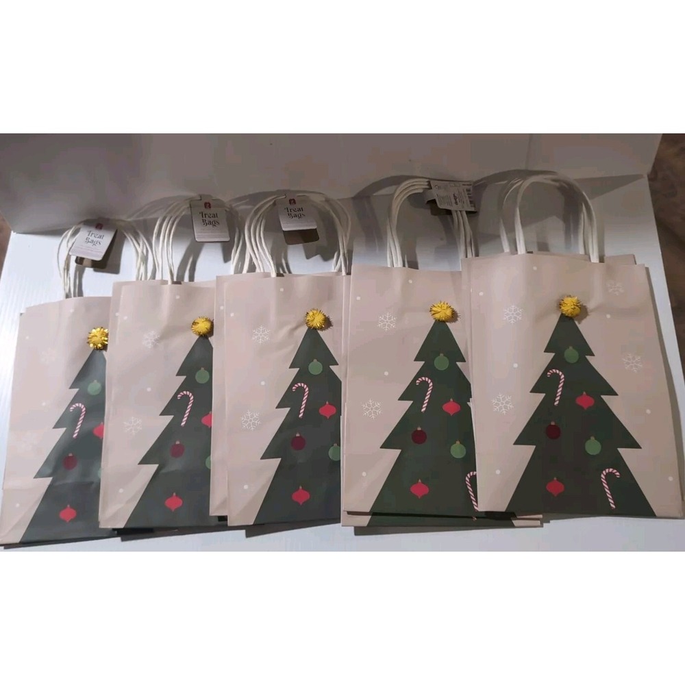 bullseye PAPER BAGS  Lot of 10 Party favors Shower Gift Crafts  Christmas